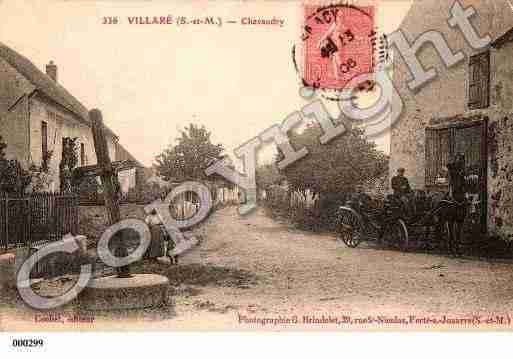 Ville de CITRY, carte postale ancienne