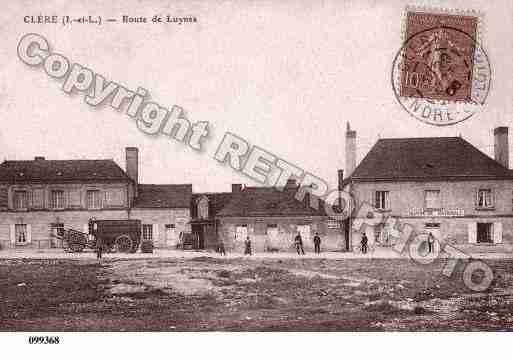 Ville de CLERELESPINS, carte postale ancienne