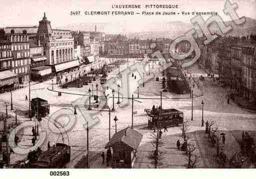 Ville de CLERMONTFERRAND, carte postale ancienne