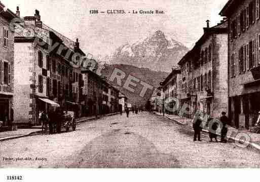 Ville de CLUSES, carte postale ancienne