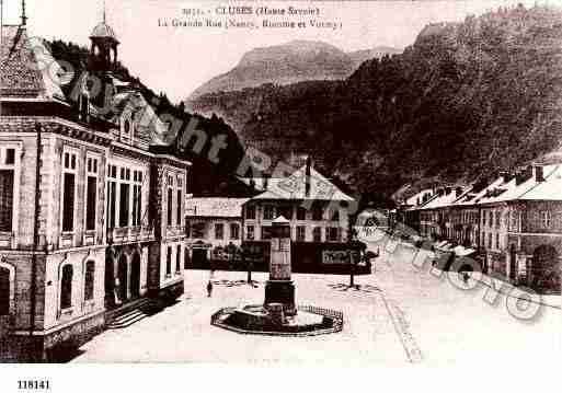 Ville de CLUSES, carte postale ancienne