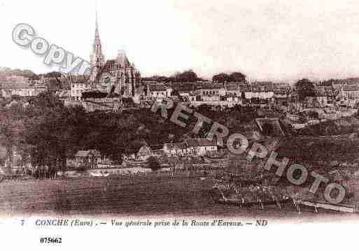 Ville de CONCHESENOUCHE, carte postale ancienne