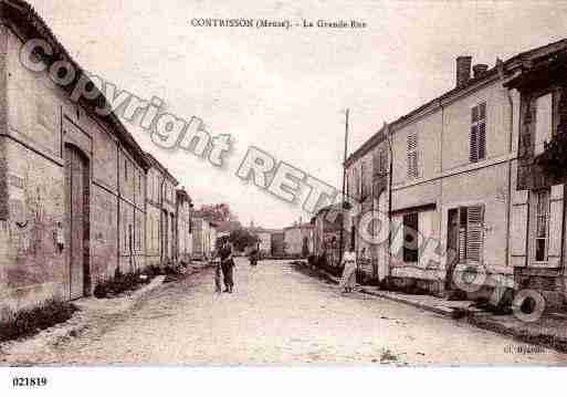 Ville de CONTRISSON, carte postale ancienne