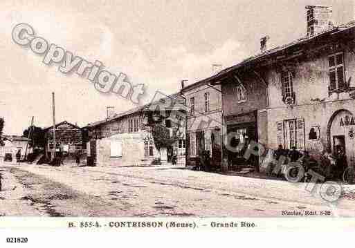 Ville de CONTRISSON, carte postale ancienne