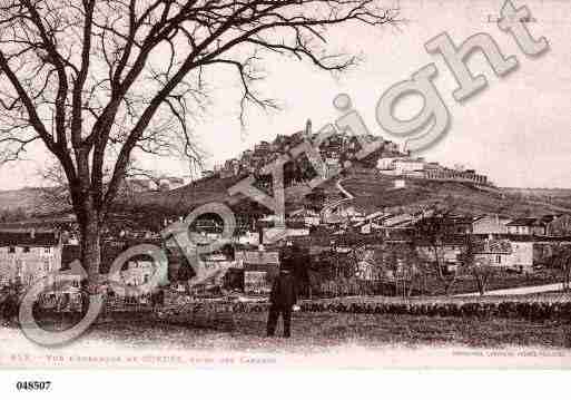 Ville de CORDES, carte postale ancienne