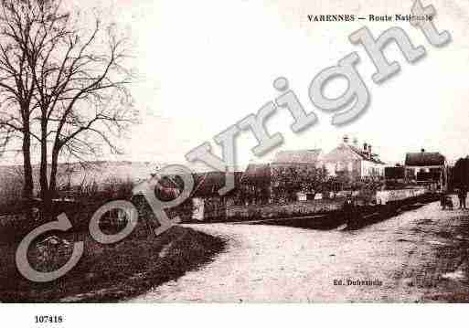 Ville de COURTEMONTVARENNES, carte postale ancienne