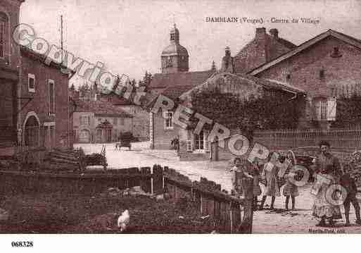 Ville de DAMBLAIN, carte postale ancienne