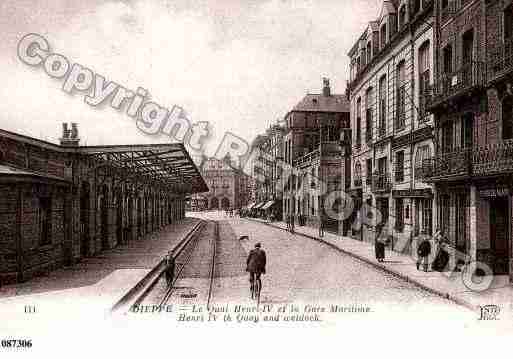 Ville de DIEPPE, carte postale ancienne