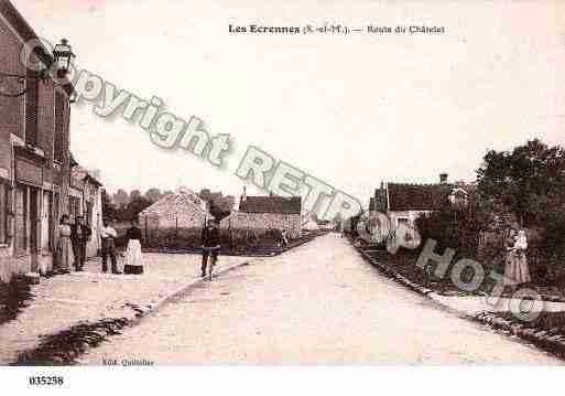 Ville de ECRENNES(LES), carte postale ancienne