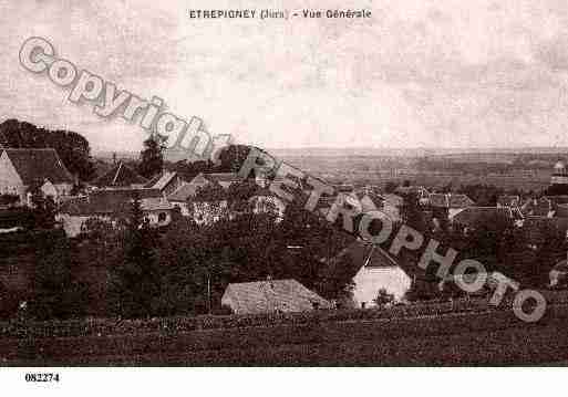 Ville de ETREPIGNEY, carte postale ancienne