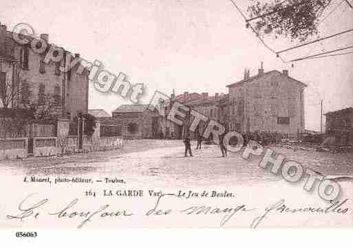 Ville de GARDE(LA), carte postale ancienne
