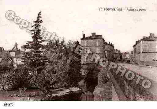 Ville de GONDPONTOUVRE, carte postale ancienne