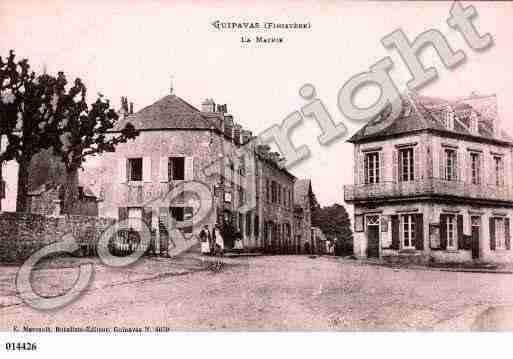 Ville de GUIPAVAS, carte postale ancienne