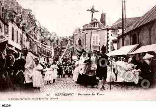 Ville de HENNEBONT, carte postale ancienne