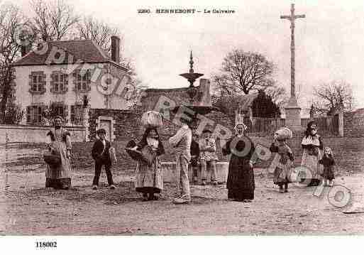 Ville de HENNEBONT, carte postale ancienne