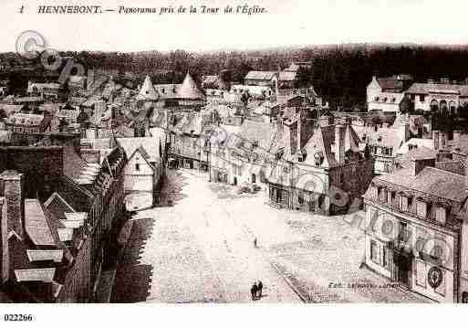 Ville de HENNEBONT, carte postale ancienne