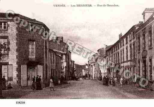 Ville de HERBIERS(LES), carte postale ancienne