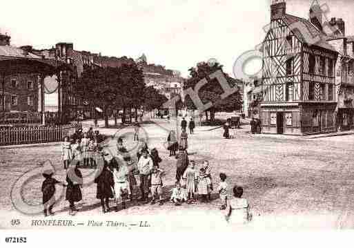 Ville de HONFLEUR, carte postale ancienne