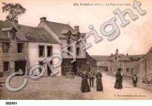 Ville de LANGON, carte postale ancienne