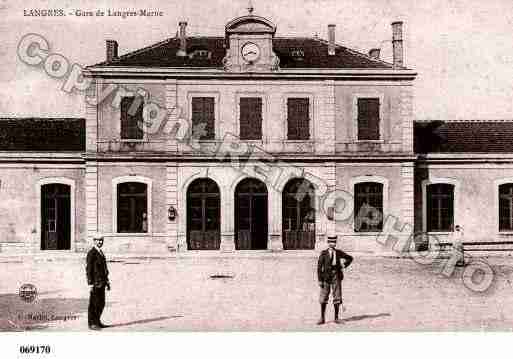 Ville de LANGRES, carte postale ancienne