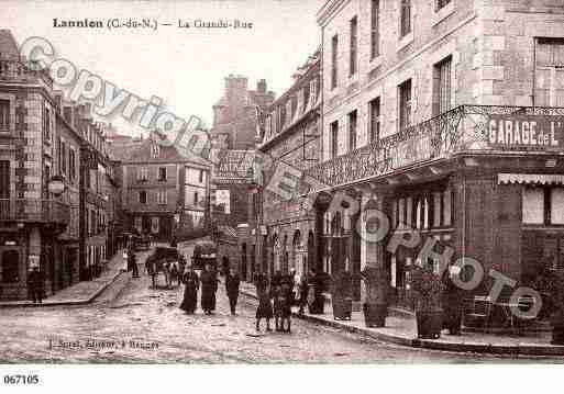 Ville de LANNION, carte postale ancienne