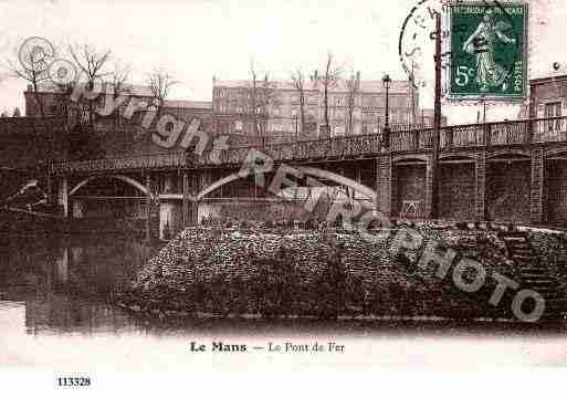 Ville de MANS(LE), carte postale ancienne