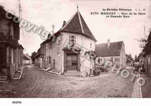 Ville de MARNAY, carte postale ancienne