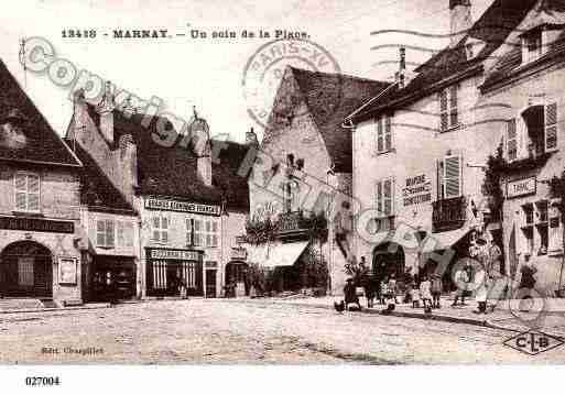 Ville de MARNAY, carte postale ancienne