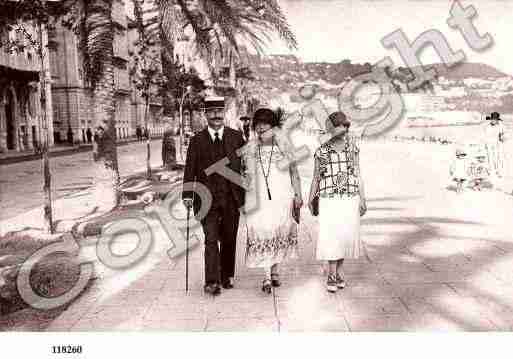 Ville de MENTON, carte postale ancienne