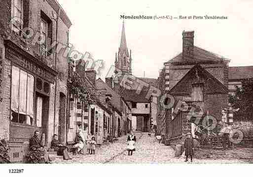 Ville de MONDOUBLEAU, carte postale ancienne