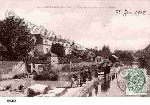 Ville de MONTBARD, carte postale ancienne