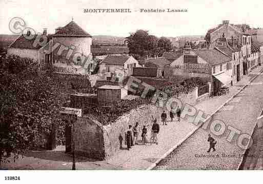 Ville de MONTFERMEIL, carte postale ancienne