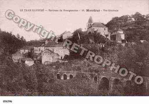 Ville de MONTIRAT, carte postale ancienne