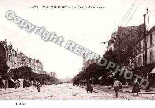 Ville de MONTROUGE, carte postale ancienne