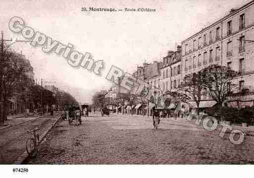 Ville de MONTROUGE, carte postale ancienne