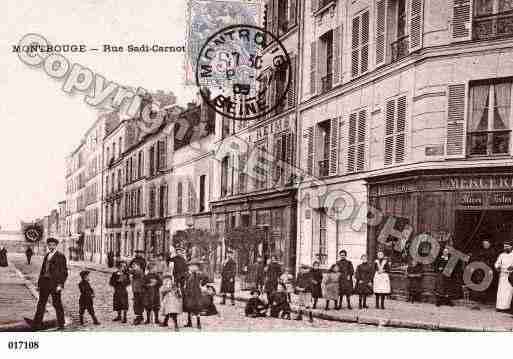 Ville de MONTROUGE, carte postale ancienne