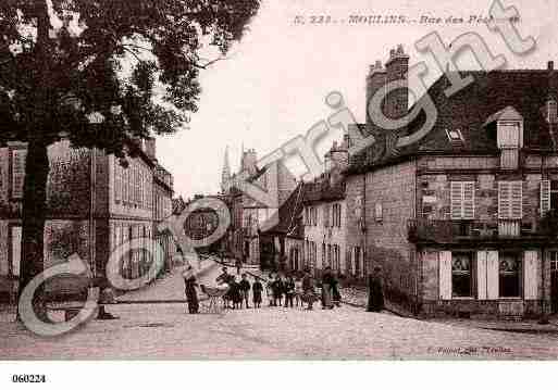 Ville de MOULINS, carte postale ancienne