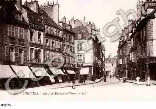 Ville de MOULINS, carte postale ancienne