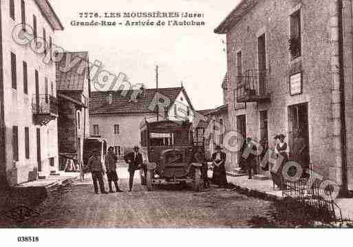 Ville de MOUSSIERES(LES), carte postale ancienne