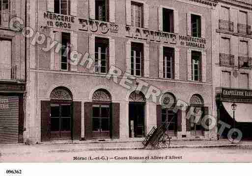 Ville de NERAC, carte postale ancienne