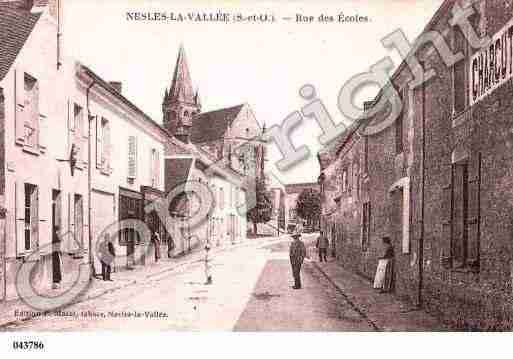 Ville de NESLESLAVALLEE, carte postale ancienne