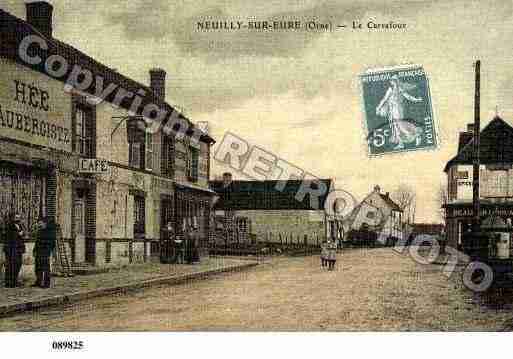 Ville de NEUILLYSUREURE, carte postale ancienne