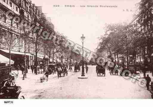 Ville de PARIS2, carte postale ancienne