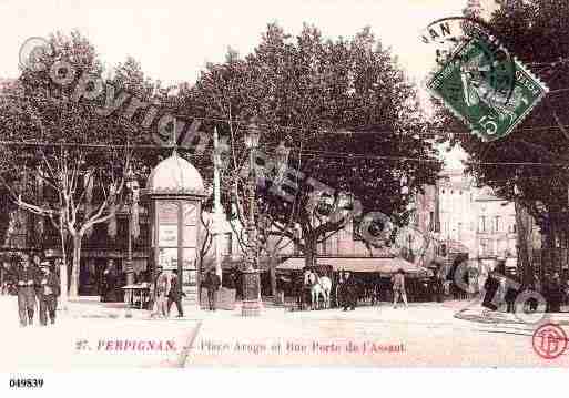 Ville de PERPIGNAN, carte postale ancienne