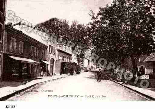 Ville de PONTDECHERUY, carte postale ancienne