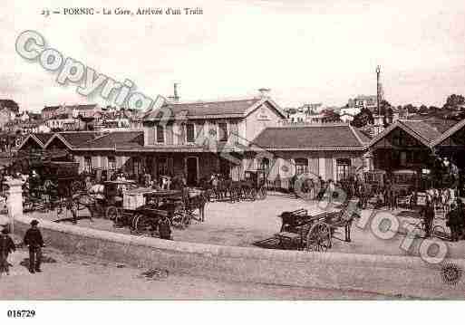 Ville de PORNIC, carte postale ancienne