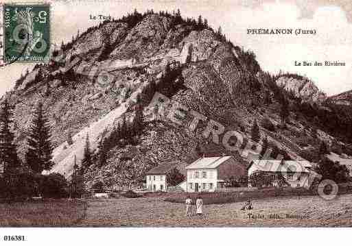 Ville de PREMANON, carte postale ancienne