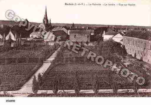 Ville de REDON, carte postale ancienne