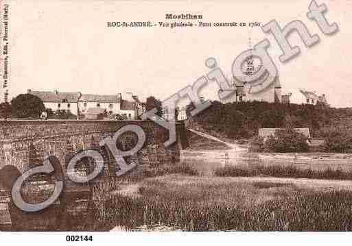 Ville de ROCSAINTANDRE(LE), carte postale ancienne