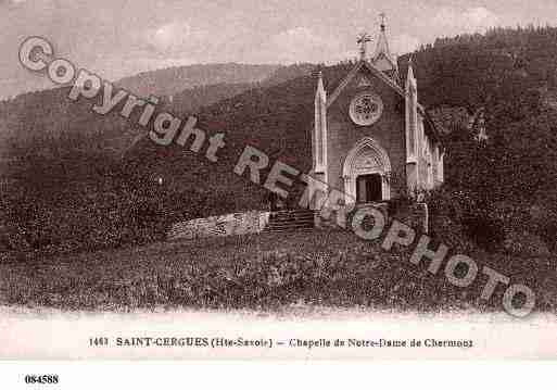 Ville de SAINTCERGUES, carte postale ancienne